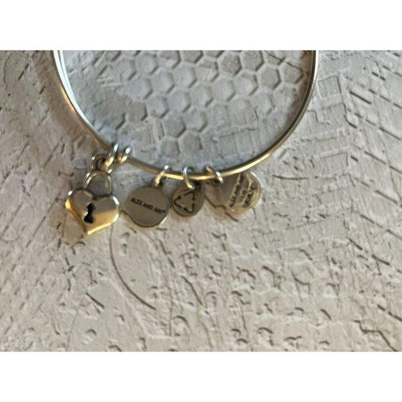 Alex and Ani Silver Heart Locket Bracelet - Picture 7 of 7